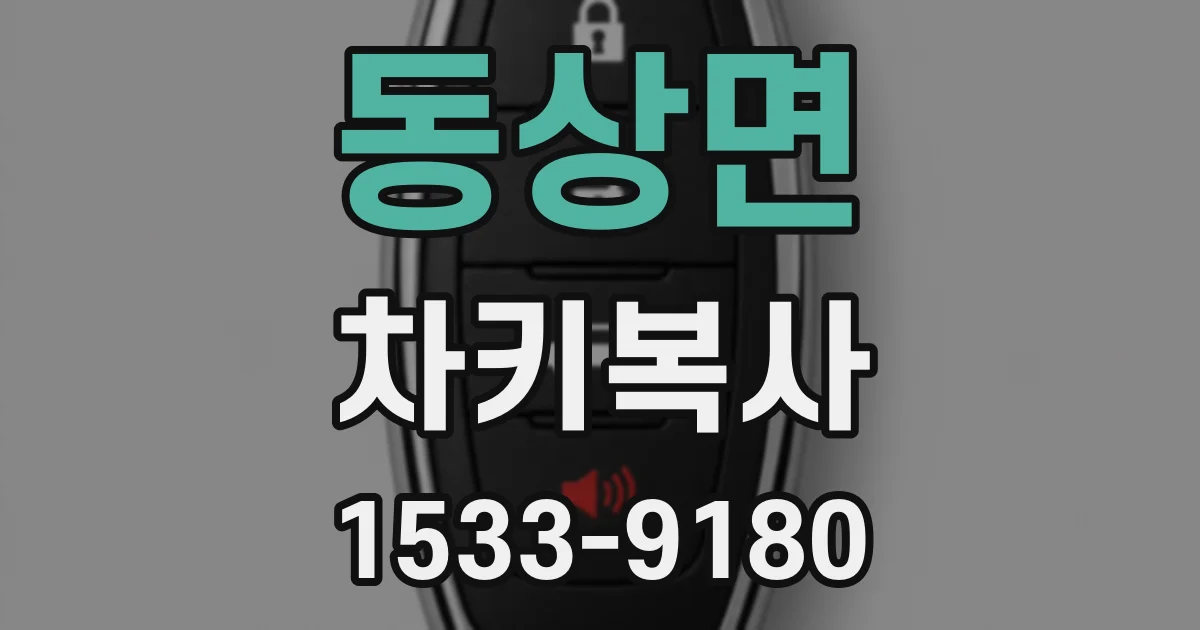 동상면 차키복사
