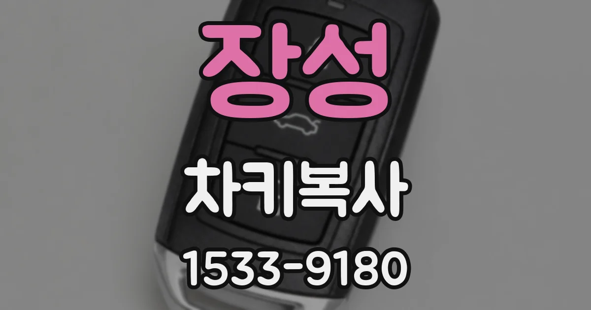 장성 차키복사