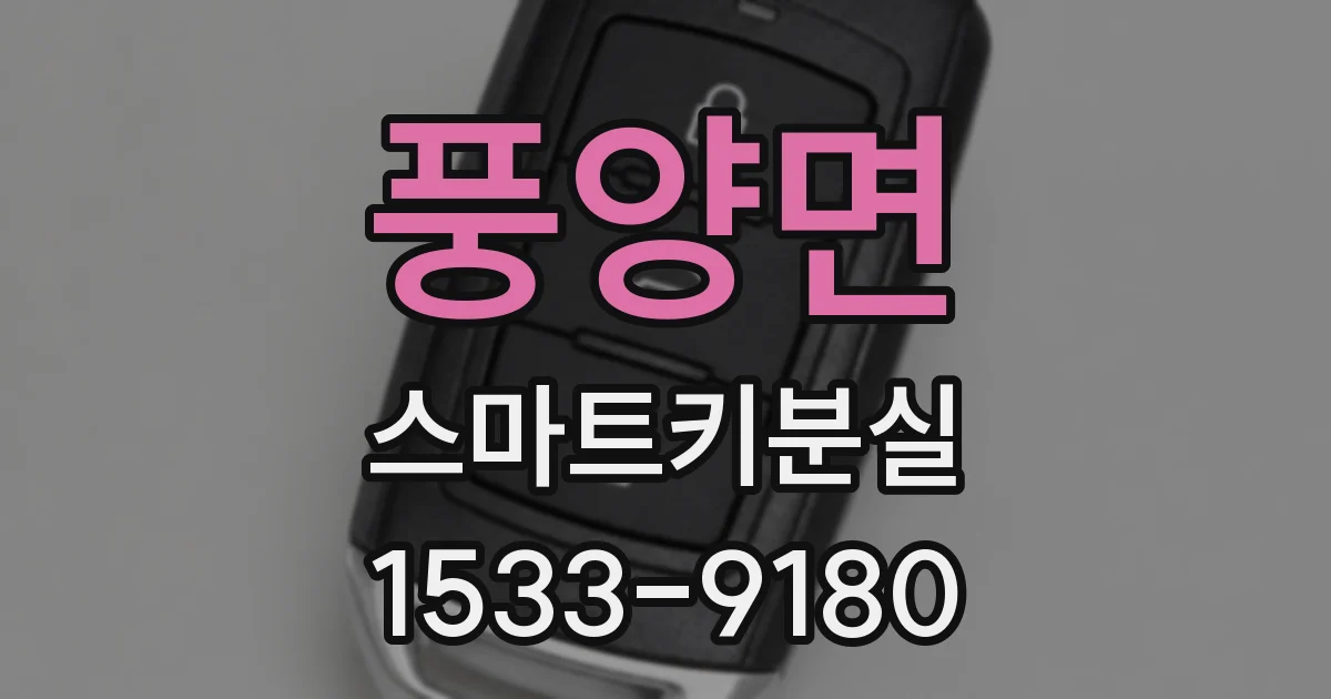 풍양면 스마트키분실