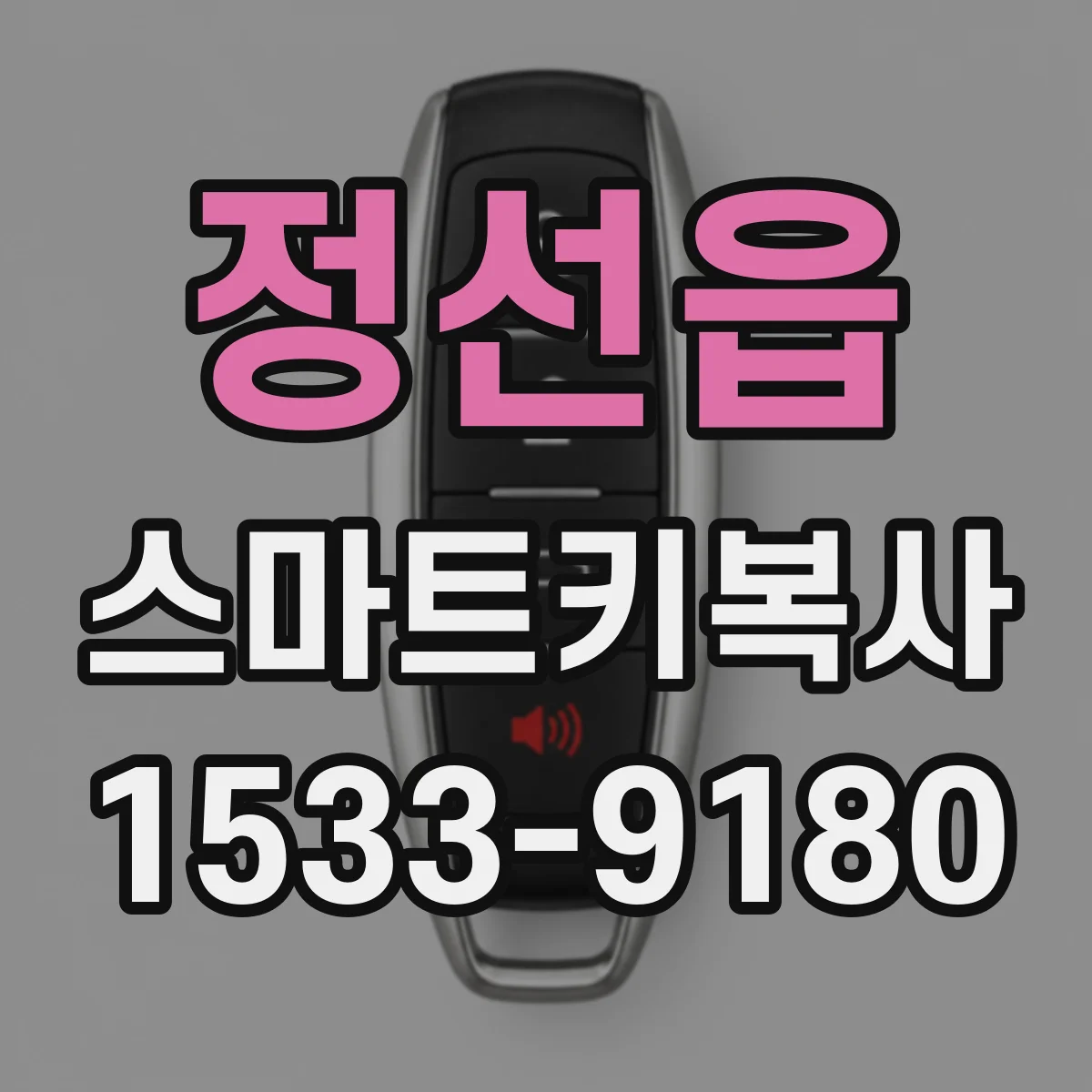정선읍 스마트키복사