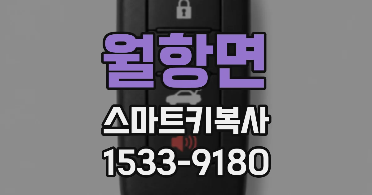 월항면 스마트키복사