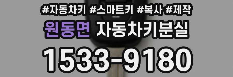원동면 자동차키분실