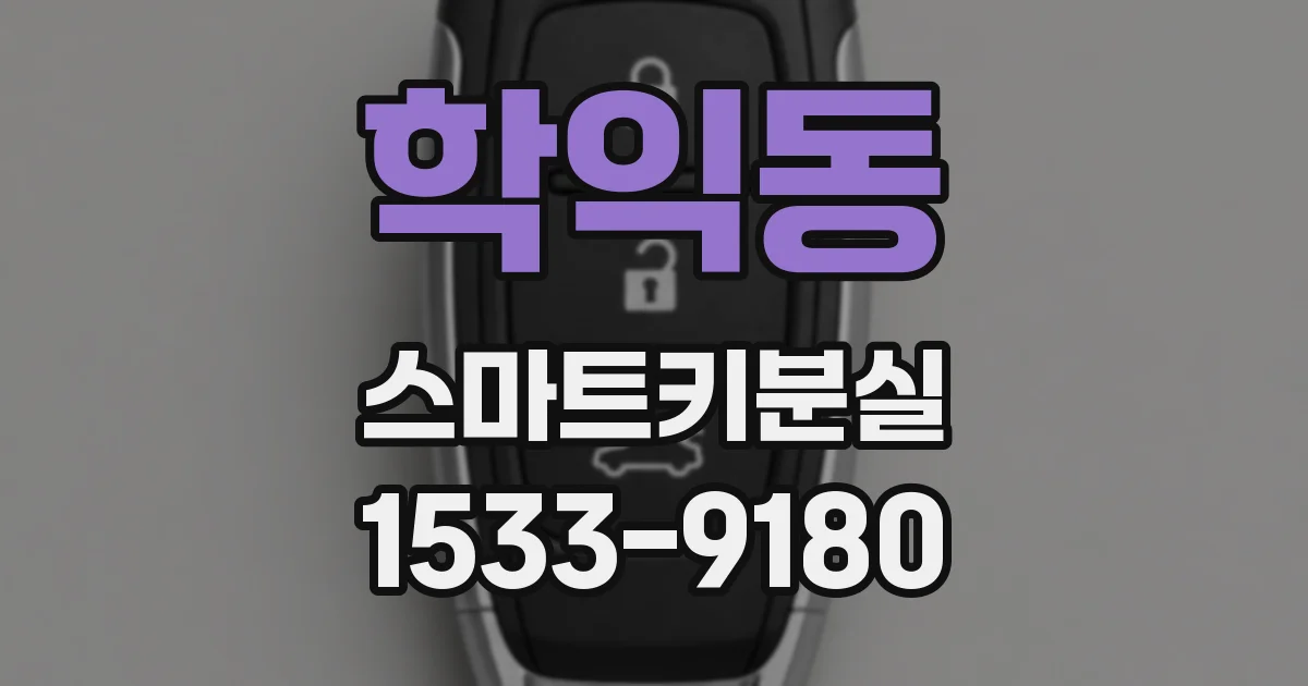 학익동 스마트키분실