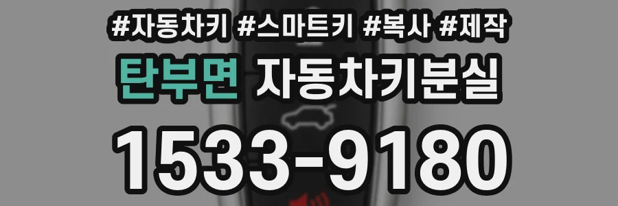 탄부면 자동차키분실