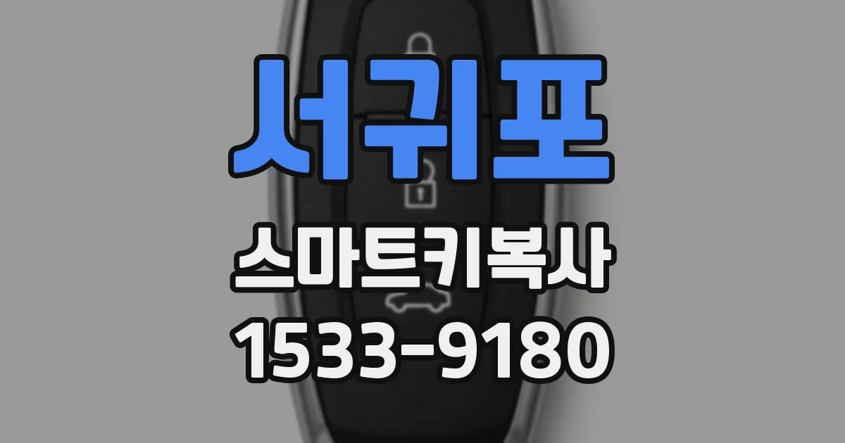 서귀포 스마트키복사