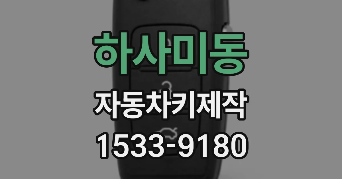 하사미동 자동차키제작