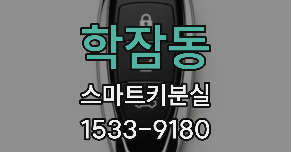 학잠동 스마트키분실