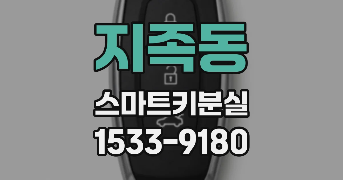 지족동 스마트키분실