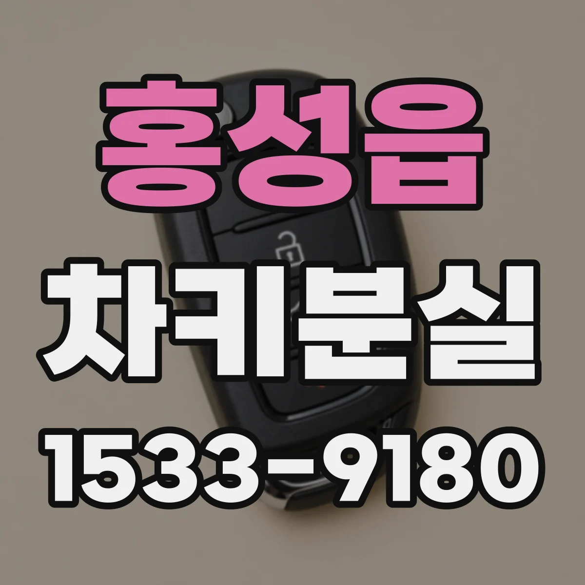 홍성읍 차키분실