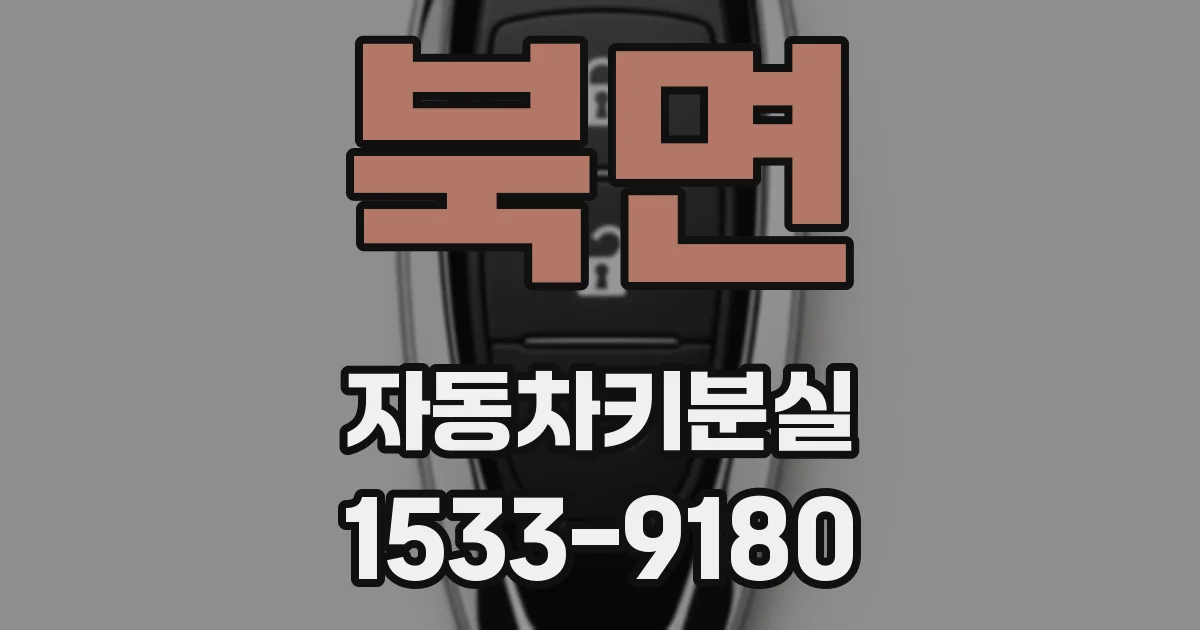 북면 자동차키분실