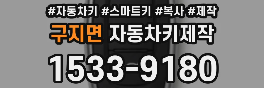 구지면 자동차키제작