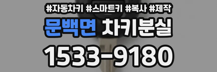 문백면 차키분실