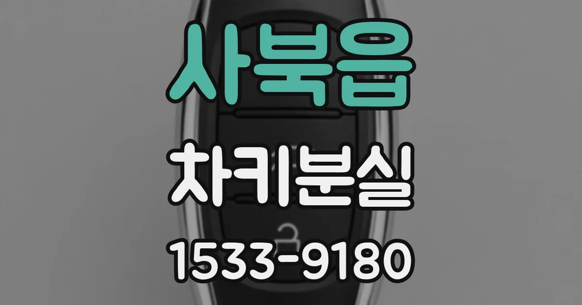 사북읍 차키분실