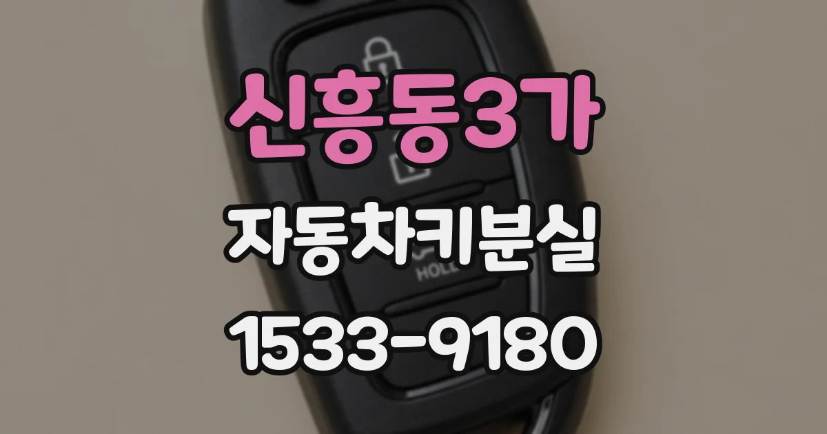 신흥동3가 자동차키분실