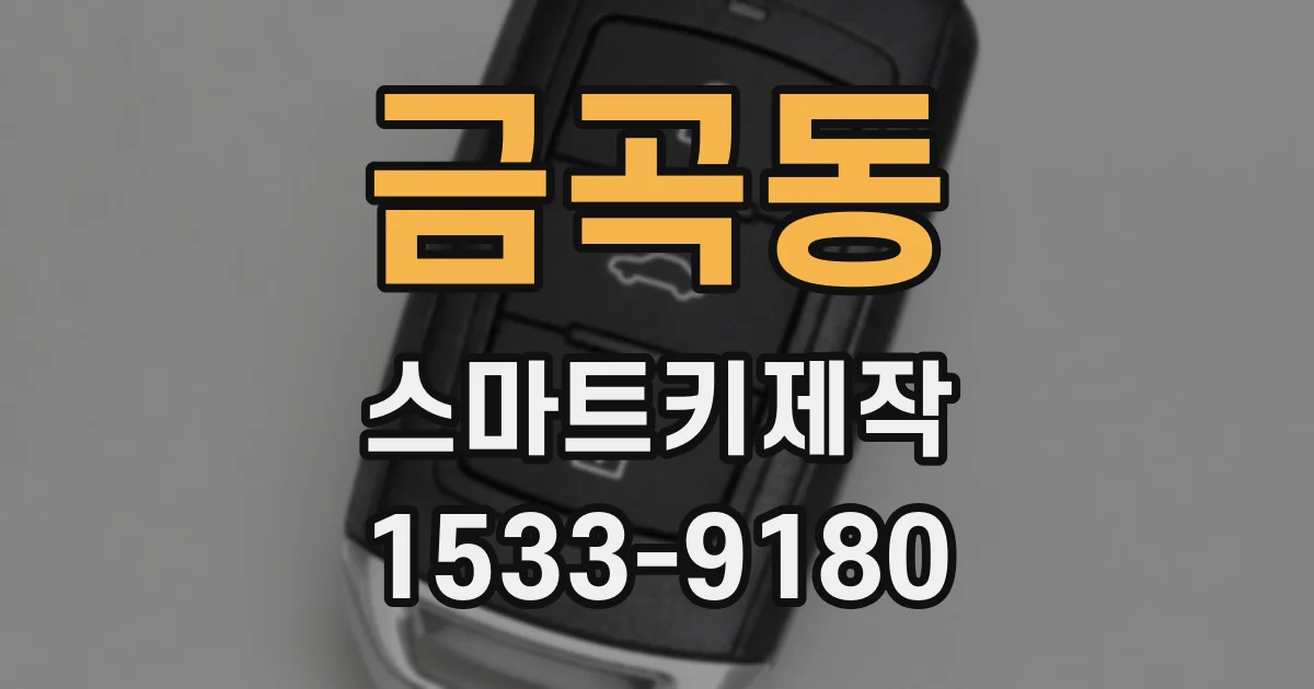 금곡동 스마트키제작