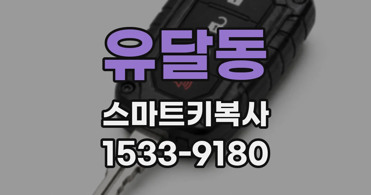 유달동 스마트키복사