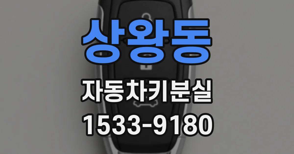 상왕동 자동차키분실