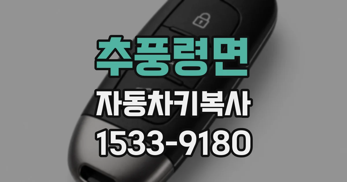추풍령면 자동차키복사
