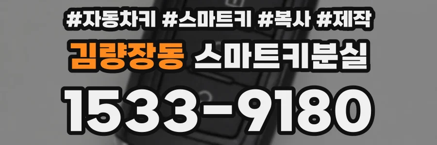 김량장동 스마트키분실