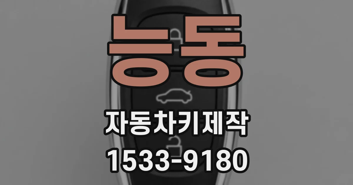 능동 자동차키제작