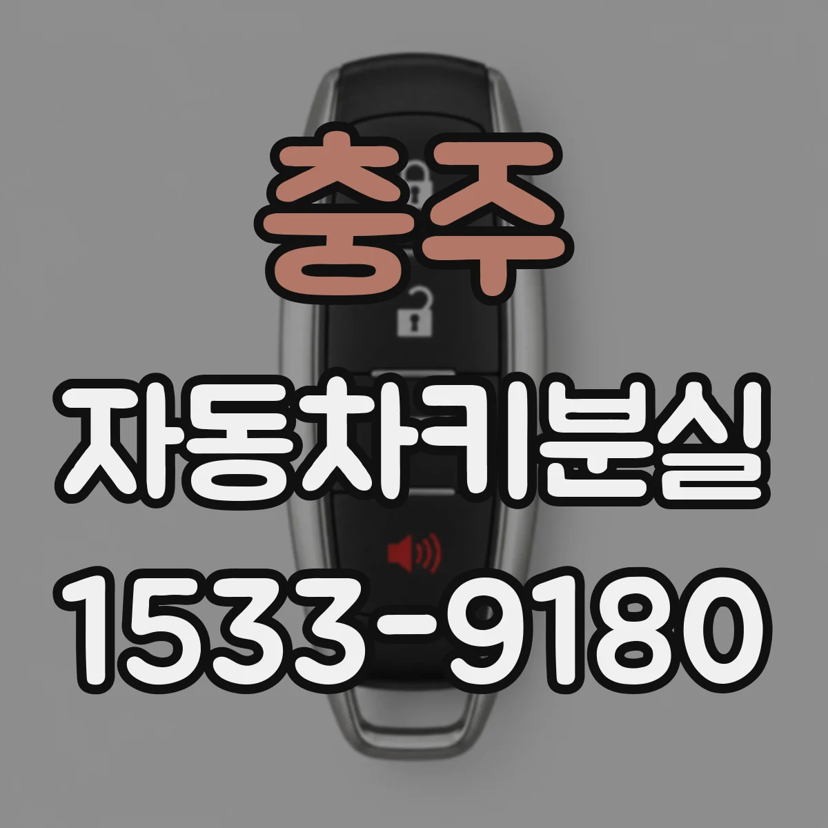 충주 자동차키분실