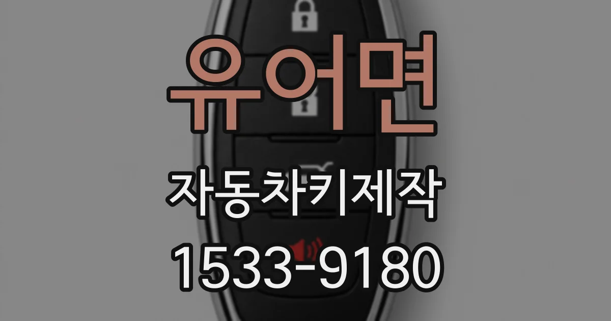 유어면 자동차키제작
