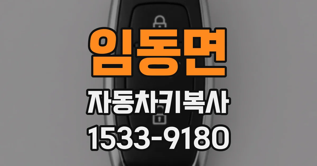 임동면 자동차키복사
