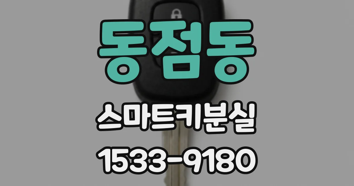동점동 스마트키분실