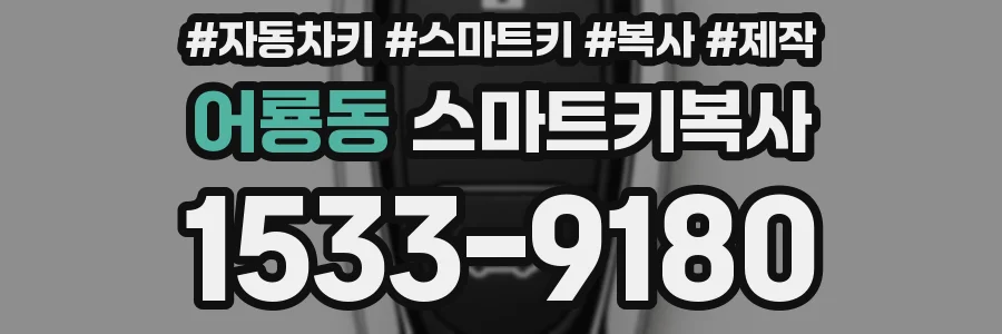 어룡동 스마트키복사