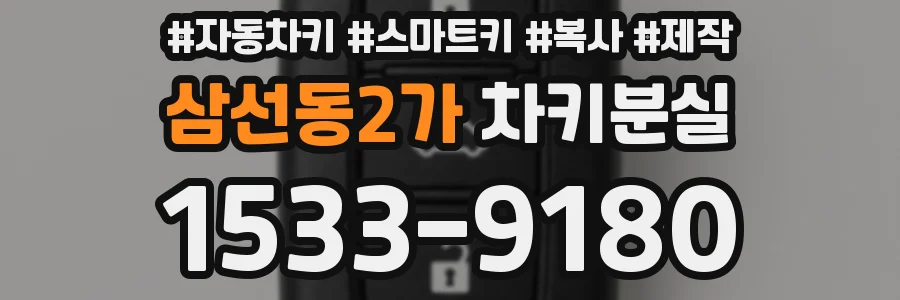 삼선동2가 차키분실