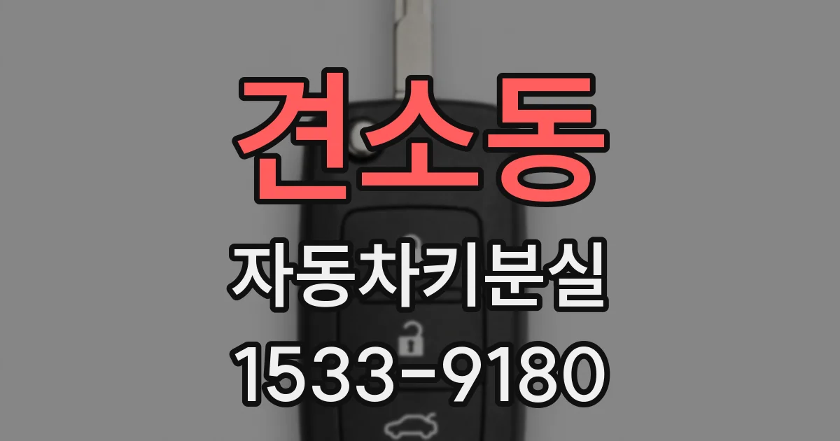 견소동 자동차키분실