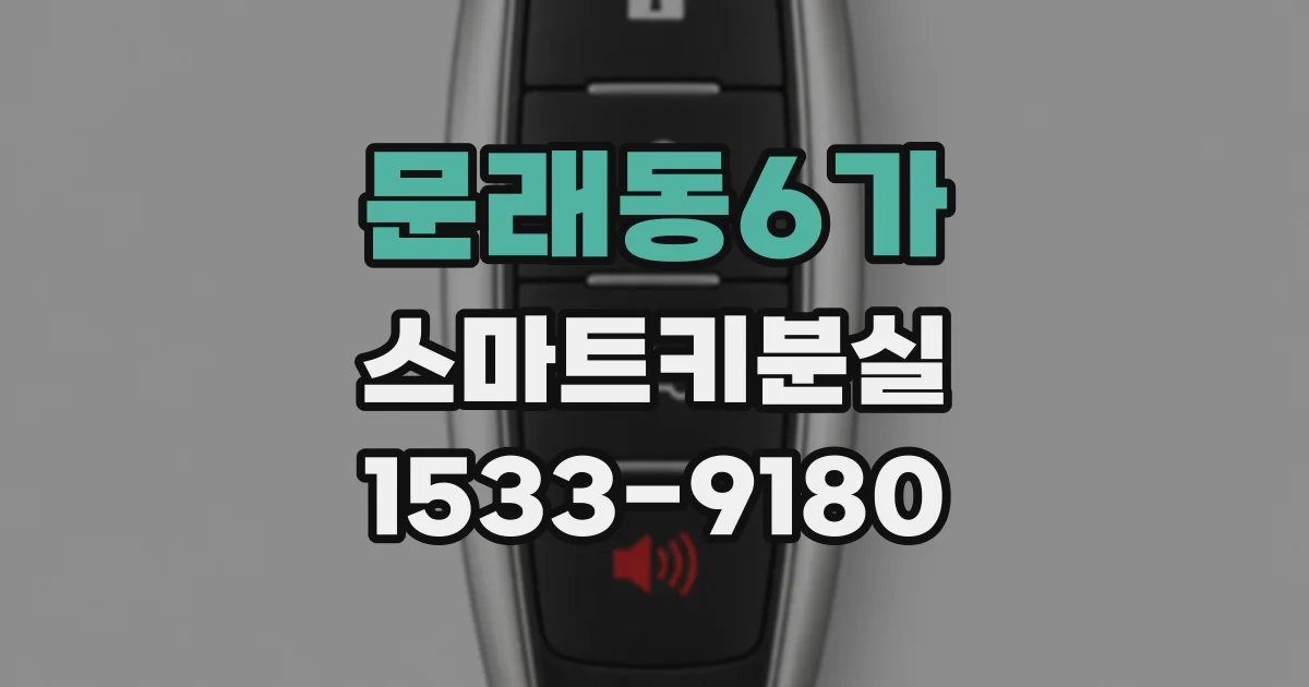 문래동6가 스마트키분실