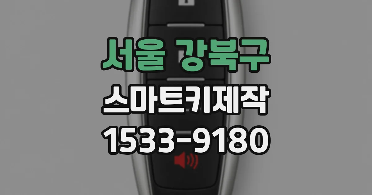 서울 강북구 스마트키제작