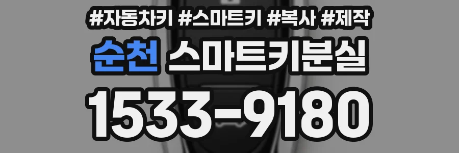 순천 스마트키분실