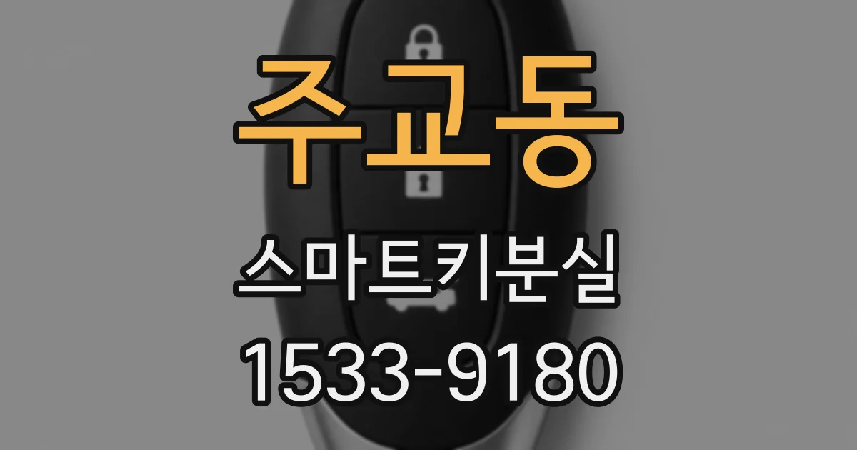 주교동 스마트키분실