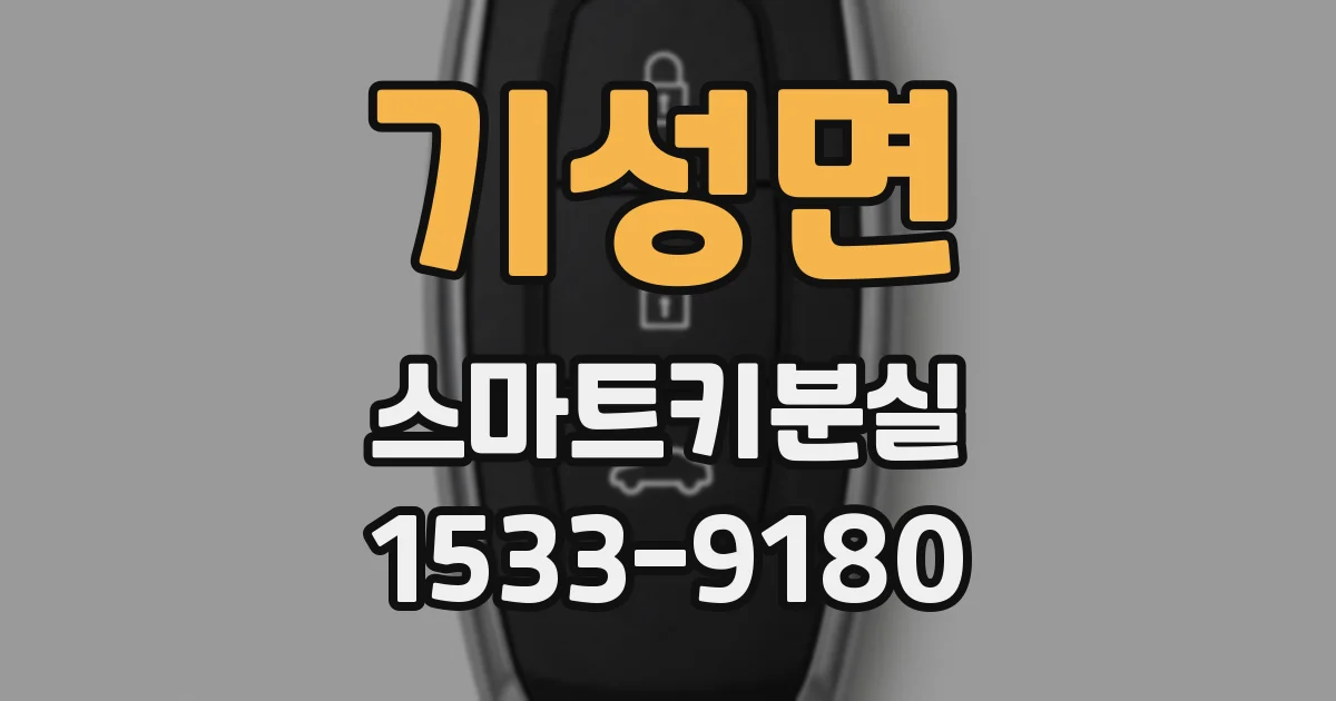 기성면 스마트키분실