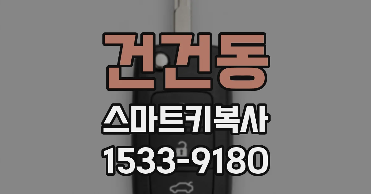 건건동 스마트키복사