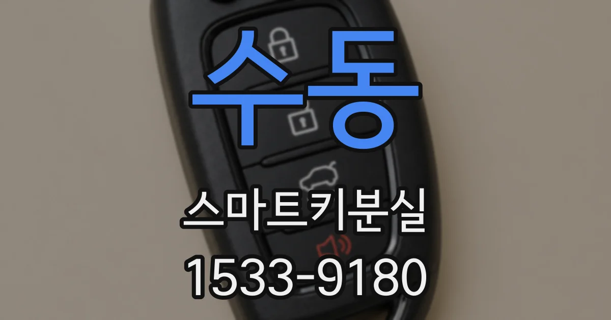 수동 스마트키분실