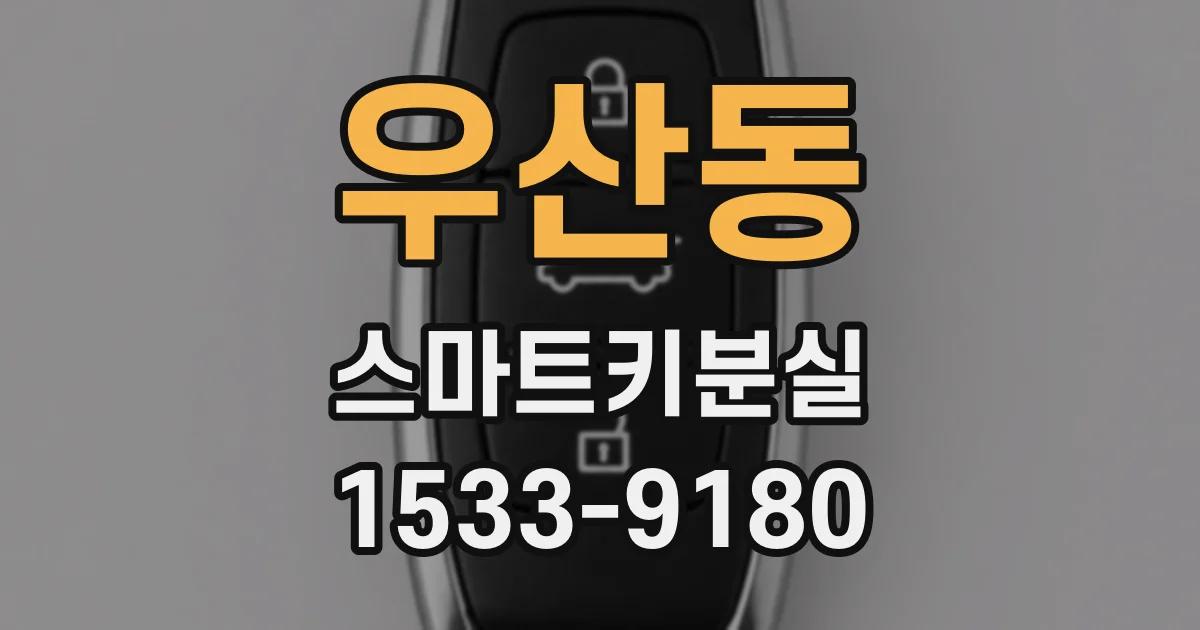 우산동 스마트키분실