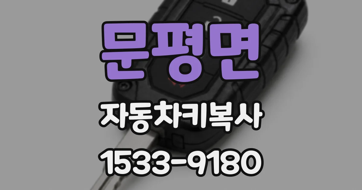 문평면 자동차키복사