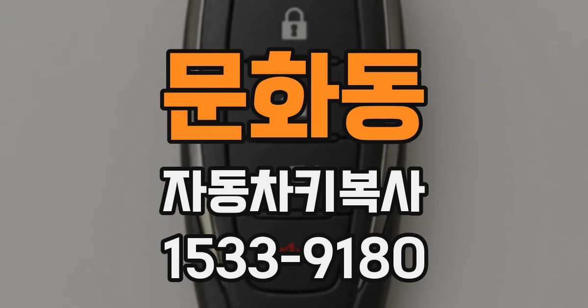 문화동 자동차키복사