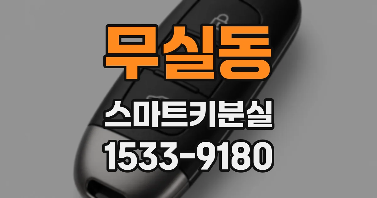 무실동 스마트키분실