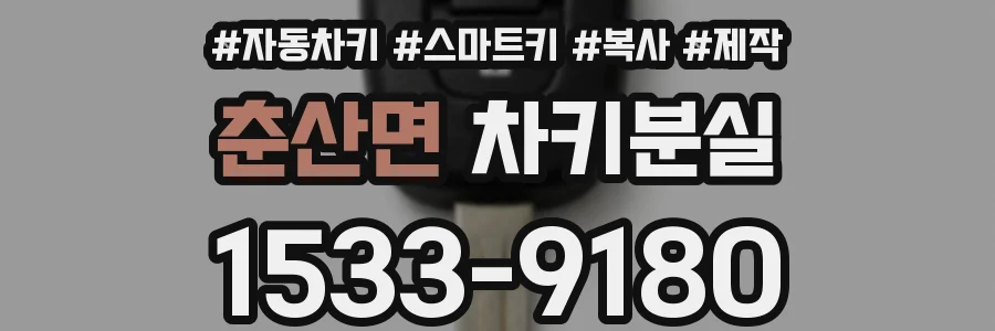 춘산면 차키분실