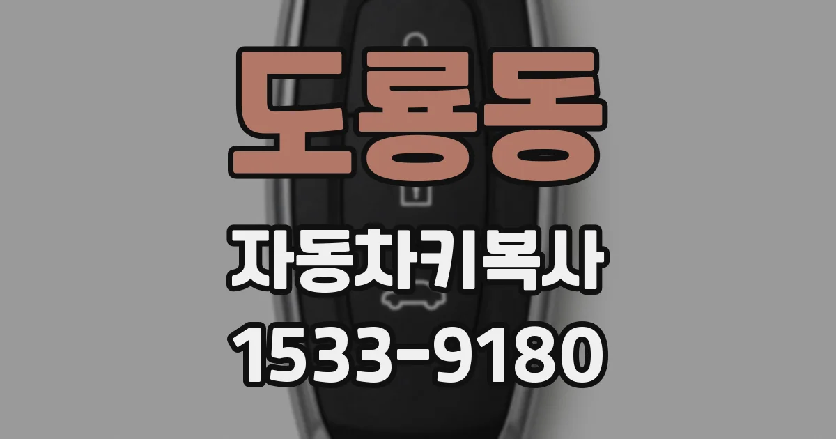 도룡동 자동차키복사