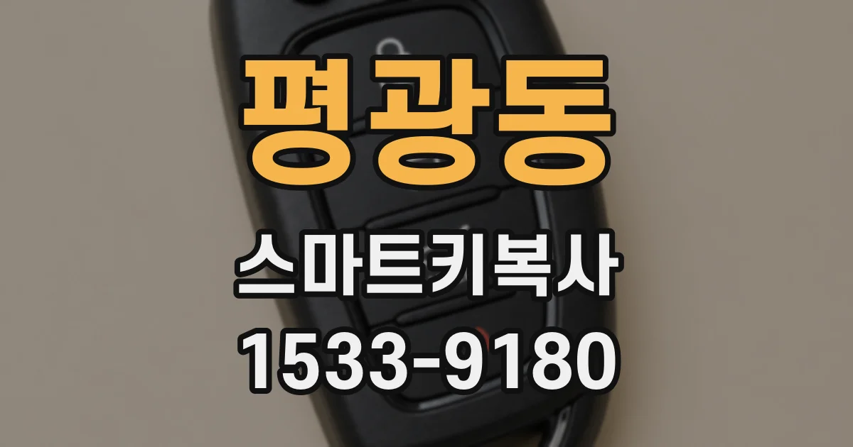 평광동 스마트키복사