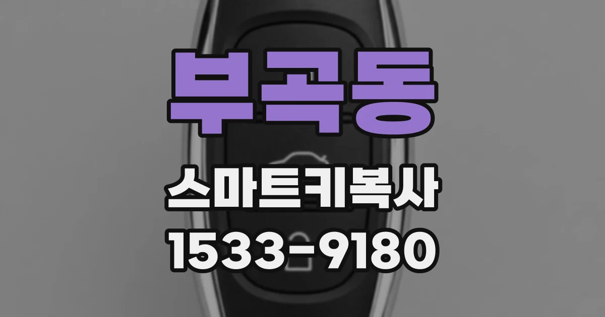 부곡동 스마트키복사