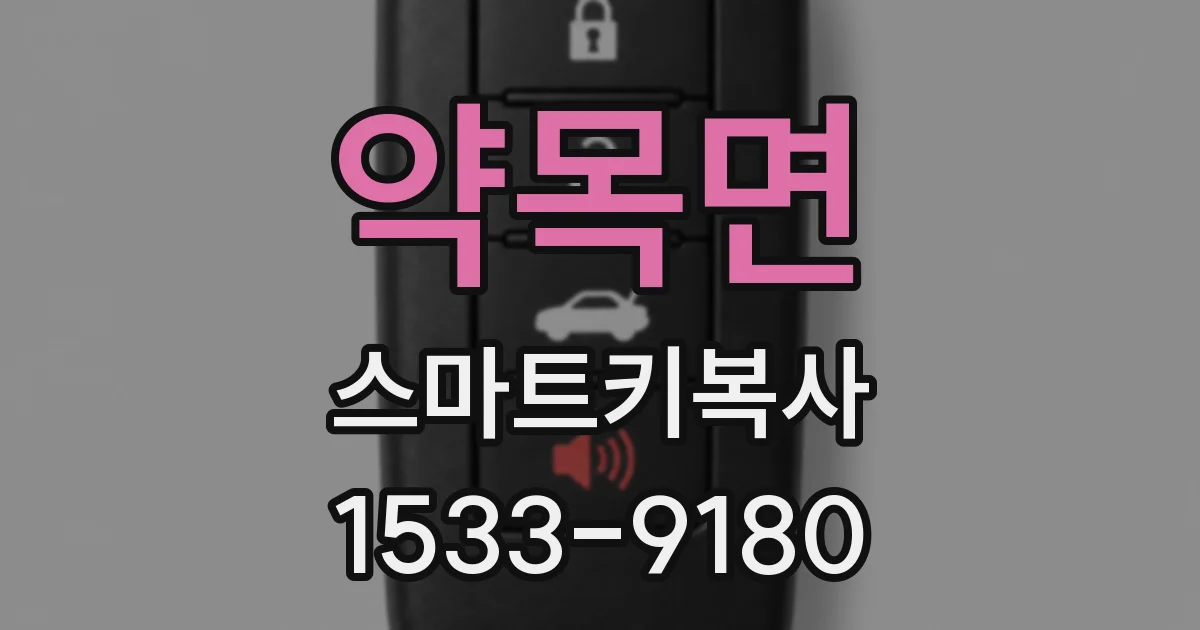 약목면 스마트키복사