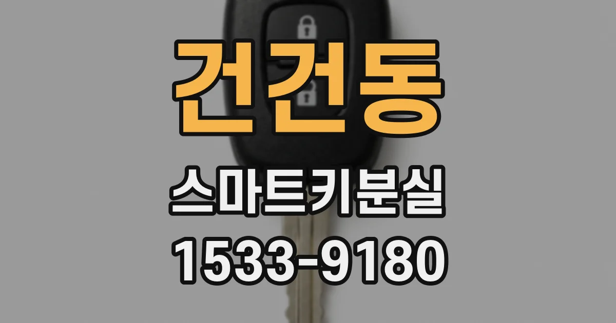 건건동 스마트키분실