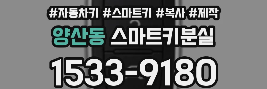양산동 스마트키분실
