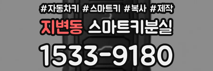 지변동 스마트키분실